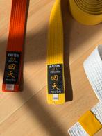 Kaiten Karate Banden, Gebruikt, Maat XS of kleiner, Vechtsportmateriaal, Ophalen of Verzenden