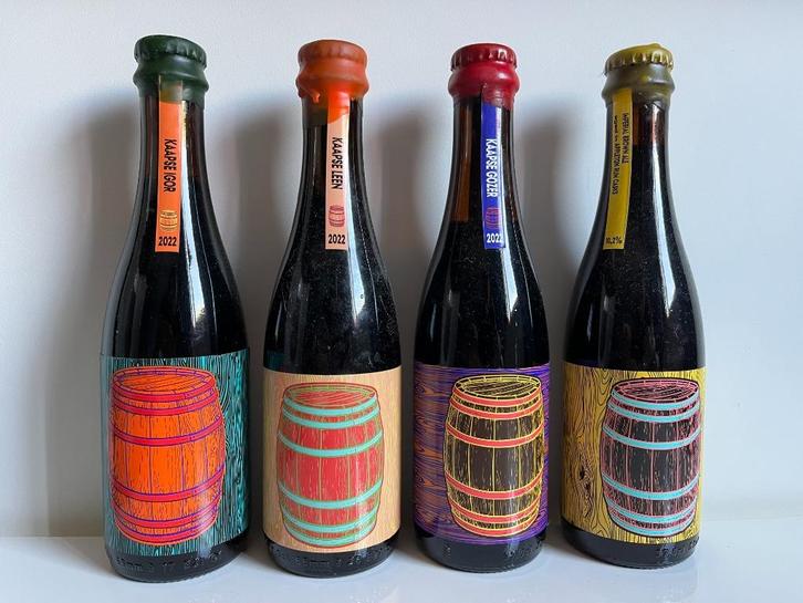 Kaapse Brouwers Rotterdam – Barrel aged serie 2022 (set 4x), Verzamelen, Biermerken, Nieuw, Flesje(s), Overige merken, Ophalen