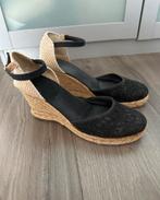 Zwarte Espadrilles Sleehak Maat 40, Kleding | Dames, Schoenen, Ophalen of Verzenden, Gedragen, Zwart, Schoenen met hoge hakken