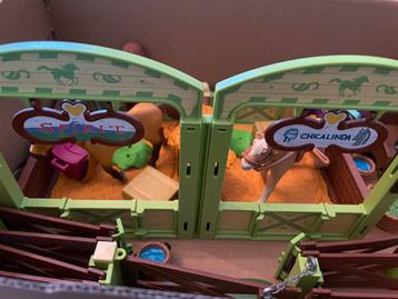 Playmobil 9478 & 9479 Spirit paardenboxen - Compleet! beschikbaar voor biedingen