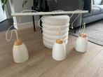 Moderne Hanglamp met 3 Lampen, Huis en Inrichting, Lampen | Hanglampen, Ophalen of Verzenden, Zo goed als nieuw, Metaal, 50 tot 75 cm