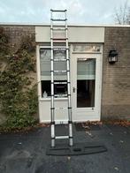 Altrex telescoopladder met stabilisatormat, Doe-het-zelf en Verbouw, Ladders en Trappen, Ophalen, Gebruikt, Ladder, Opvouwbaar of Inschuifbaar
