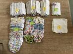 Wasbare luiers, grote set, inleggers en buitenbroekjes, Ophalen of Verzenden, Zo goed als nieuw, Overige typen, Overige merken