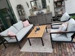tuinset loungeset, Tuin en Terras, Tuinsets en Loungesets, Ophalen, 5 zitplaatsen, Aluminium, Zo goed als nieuw