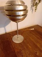 Vintage scandinavische aluminium design tafellamp, Huis en Inrichting, Lampen | Tafellampen, Ophalen of Verzenden, Zo goed als nieuw