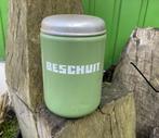 Resedagroen emaille beschuitbus, Antiek en Kunst, Antiek | Emaille, Ophalen of Verzenden