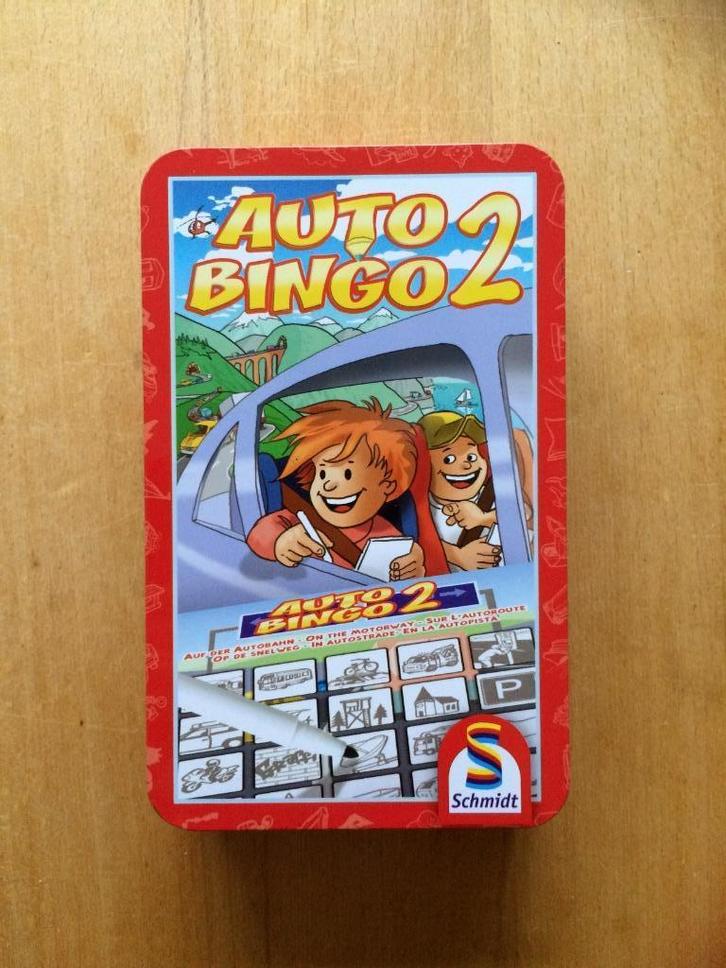 Auto Bingo 2, Hobby en Vrije tijd, Gezelschapsspellen | Bordspellen, Gebruikt, Een of twee spelers, Drie of vier spelers, Ophalen of Verzenden