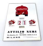 Caltex eeuwigdurende kalender / reclamespiegel, Reclamebord, Caltex, ., Ophalen of Verzenden