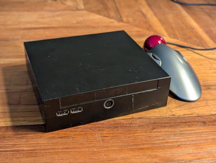 AOpen DE965-PRO Mini PC - Windows XP, Computers en Software, Desktop Pc's, Gebruikt, 2 tot 3 Ghz, HDD, Minder dan 4 GB, Ophalen of Verzenden