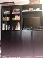 Twee zwarte, ondiepe kasten - samen of los te koop!, Ophalen, 50 tot 100 cm, Modern, 150 tot 200 cm