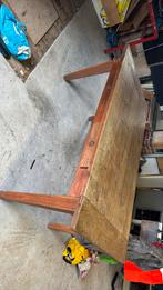 Indonesische Teaktafel Massief 180x90 cm, Gebruikt, Teakhout, Vijf personen of meer, 150 tot 200 cm