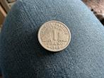 1942 Frankrijk 1 Franc - Vichy Regime, Postzegels en Munten, Ophalen of Verzenden, Frankrijk, Losse munt