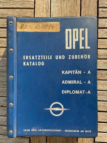 Opel Kapitän Admiral Diplomat - Catalogus reserve onderdelen beschikbaar voor biedingen