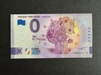 0 euro bankbiljet Vincent van Gogh zonnebloemen 2022, Postzegels en Munten, Bankbiljetten | Europa | Eurobiljetten, Los biljet