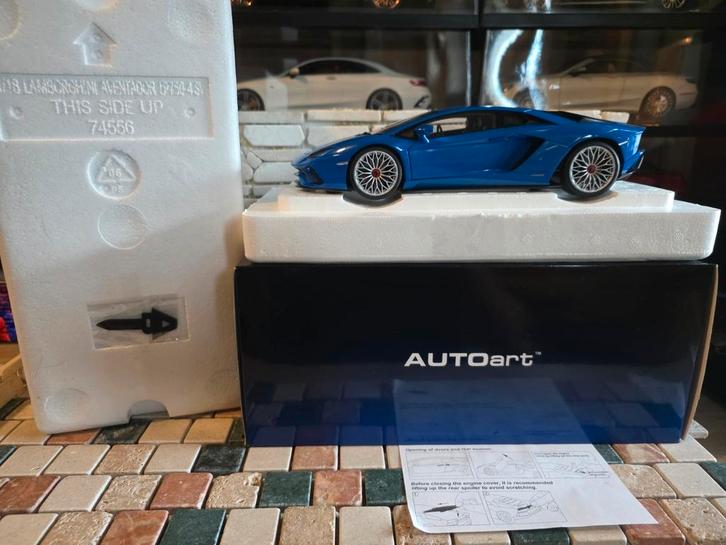 Lamborghini Aventador S 1:18 AUTOart, Hobby en Vrije tijd, Modelauto's | 1:18, Zo goed als nieuw, Auto, Autoart, Ophalen