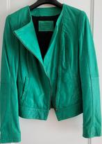 Claudia Sträter - leren jasje, maat 40, Kleding | Dames, Maat 38/40 (M), Ophalen of Verzenden, Zo goed als nieuw, Groen