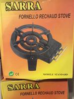 Wok of camping gas cooker gietijzeren met 3 brandstanden, Ophalen of Verzenden, Nieuw, Gas, Vrijstaand