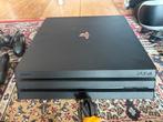 PS4 Pro + drie controllers, Gebruikt, Ophalen of Verzenden, 1 TB, Pro