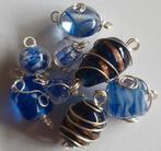 Bijzondere gekettelde lampwork glaskralen 15-20mm meerdere 1, Verzenden, Nieuw, Kraal