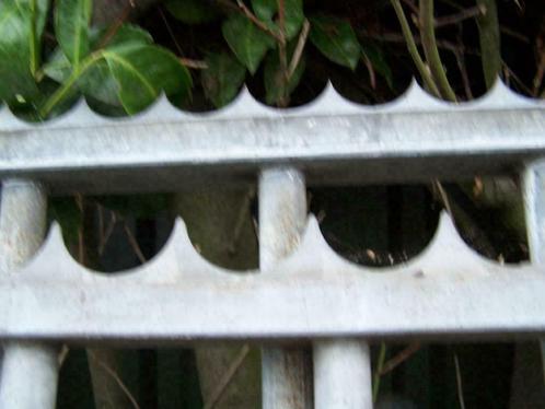 Gegalvaniseerd Hekwerk, Tuin en Terras, Tuinhekken en Hekwerk, Spijlenhekwerk, IJzer, Met poort, Ophalen