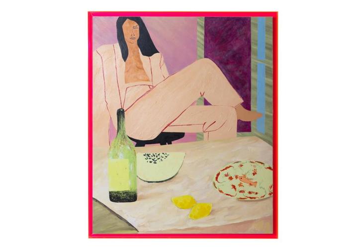 HKliving Get Your Groove On Schilderij | Van €695, nu, Huis en Inrichting, Woonaccessoires | Wanddecoraties, Nieuw, Ophalen of Verzenden