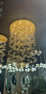 Hanglamp bubble goud. Nieuwprijs €575, Ophalen of Verzenden, Zo goed als nieuw