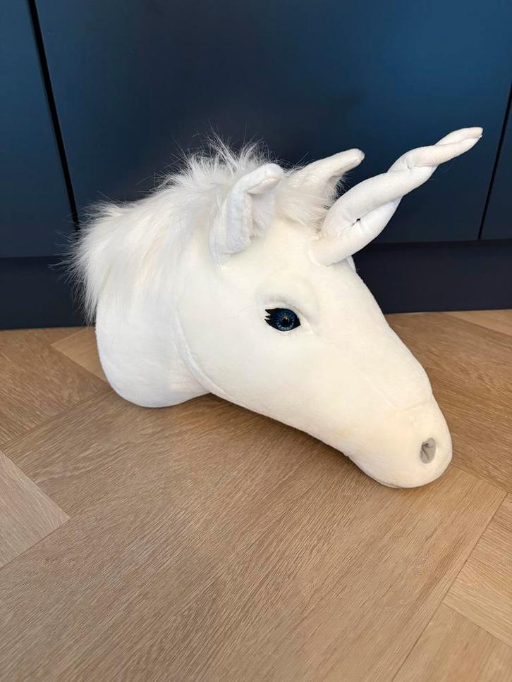 Wild & Soft Eenhoorn Dierenkop, Kinderen en Baby's, Kinderkamer | Inrichting en Decoratie, Zo goed als nieuw, Overige typen, Ophalen of Verzenden