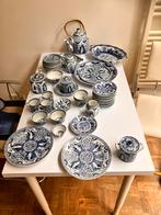 Servies veel delen. Mosa Lange Lijs chinees blauw, Antiek en Kunst, Antiek | Servies los, Ophalen