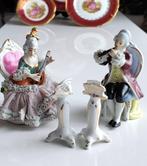 ORIGINEEL DRESDEN kantporseleinen ART miniatuurbeeldjes, Verzamelen, Beelden en Beeldjes, Ophalen of Verzenden, Gebruikt, Mens