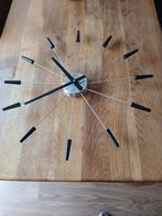 Vintage Wandklok - Atomic Design, Huis en Inrichting, Ophalen, Zo goed als nieuw, Analoog, Wandklok