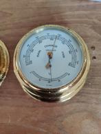 Vintage Barometer - Gouden Behuizing, Audio, Tv en Foto, Weerstations en Barometers, Ophalen of Verzenden, Gebruikt, Barometer
