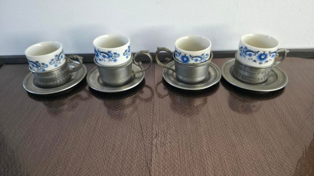 kop met schotel, Ophalen