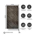 PVC Wandpaneel marmerlook GRIGIO CARNICO MAT 122X280 CM, 100 tot 150 cm, 200 cm of meer, Overige typen, Nieuw