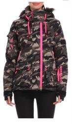 Superdry Ski Jas Dames Maat L (valt als M), Ophalen of Verzenden, Zo goed als nieuw, Maat 38/40 (M), Jack