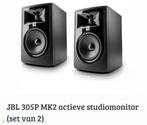 JBL 305P MK2 Actieve Studiomonitors (Set van 2), Ophalen, JBL, Zo goed als nieuw, 60 tot 120 watt