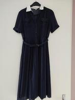 Vintage jurkje Rollina - Made in Japan - maat 40, Maat 38/40 (M), Rollina, Blauw, Ophalen of Verzenden