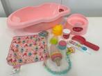 Poppenbadje, potje (Klein) & BABY born verzorgingsset (Zapf), Ophalen, Zo goed als nieuw, Overige typen