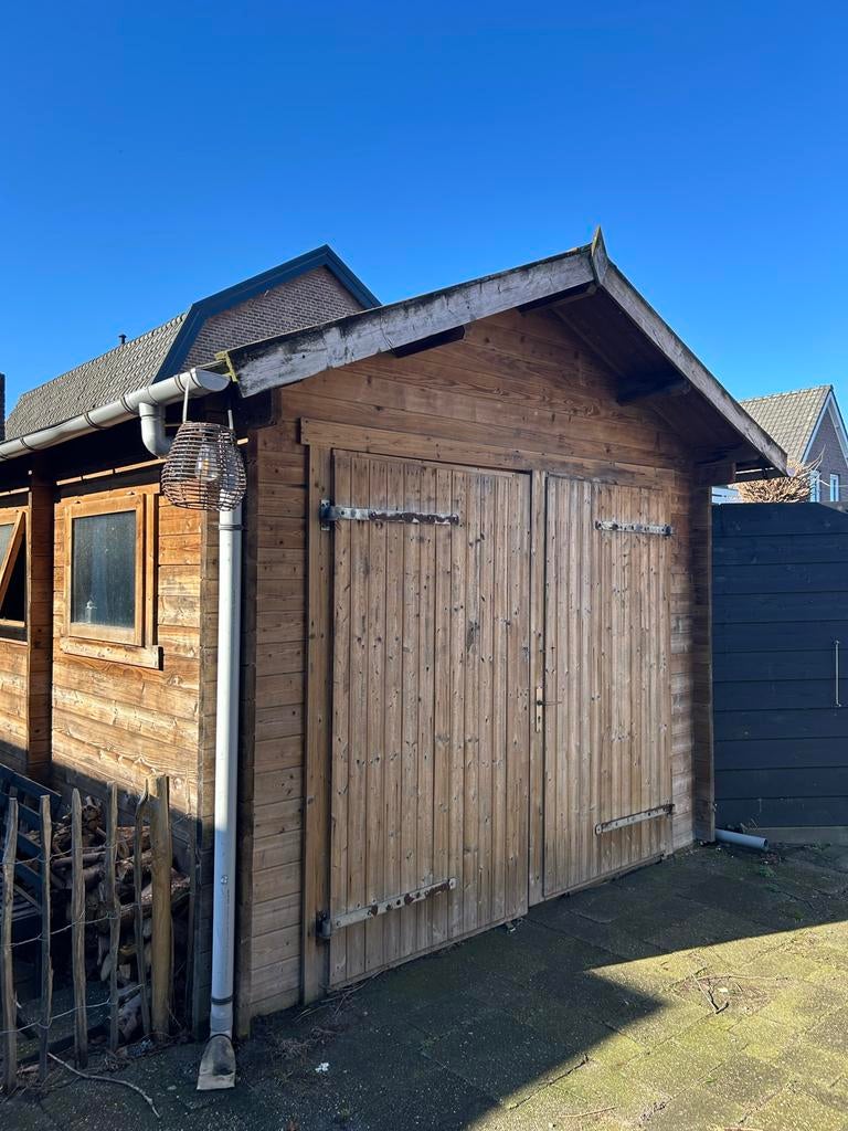 Houten Tuinhuis / Berging, Tuin en Terras, Bergingen en Tuinkasten, Ophalen of Verzenden, Gebruikt, Hout, Fietsenberging