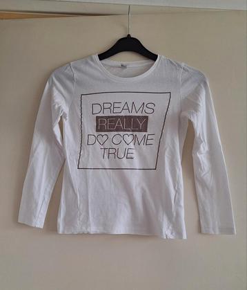 Witte longsleeve Esprit maat 140-146 beschikbaar voor biedingen