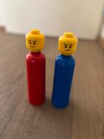 Lego flessen (rood en blauw), Diversen, Schoolbenodigdheden, Ophalen of Verzenden, Zo goed als nieuw