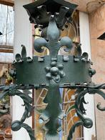 Oude staande kandelaar lamp met 4 kaarsen, Antiek en Kunst, Antiek | Lampen, Ophalen