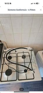Siemens Gasfornuis, Witgoed en Apparatuur, Fornuizen, Ophalen, Gebruikt, Minder dan 85 cm, 4 kookzones