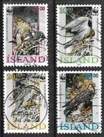 IJsland 1992 serie mi.776/779 vogels GIERVALK, Verzenden, IJsland, Gestempeld