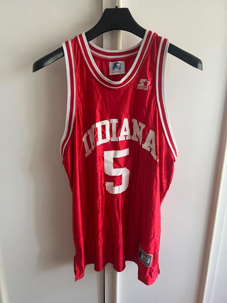 Vintage Starter basketbal shirt jersey Indiana Hoosiers 90’s, Sport en Fitness, Basketbal, Zo goed als nieuw, Kleding, Ophalen of Verzenden