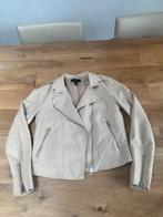 Imitatie leren jasje maat M beige, Beige, Zo goed als nieuw, Jasje, Ophalen