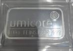 Zilverstaaf 100g Umicore - Nieuw in Verpakking, Ophalen of Verzenden