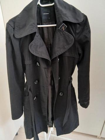 Mooie zwarte trenchcoat van Vero mode maat S beschikbaar voor biedingen
