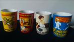 4 Verschillende Peijnenburg koek bekers/mokken. Hoogte 10 cm, Ophalen of Verzenden, Zo goed als nieuw, Overige stijlen, Kop(pen) en/of Schotel(s)