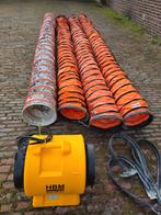 HBM stofafzuiging / bouwventilatie + 4 slangen!, Ophalen, Zo goed als nieuw, Ventilator en Afzuiger