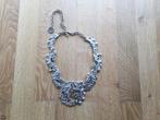 Ketting Moziac, Ophalen of Verzenden, Zo goed als nieuw, Zilver, Overige materialen